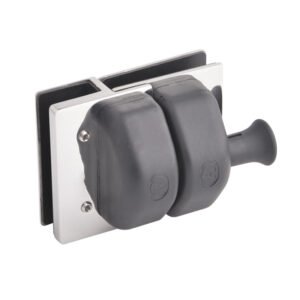 Libra 180 Glass To Glass Latch with Plastic Cap 20x42
