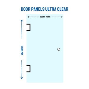 STD Door (10mm Ultra Clear Toughened Glass)