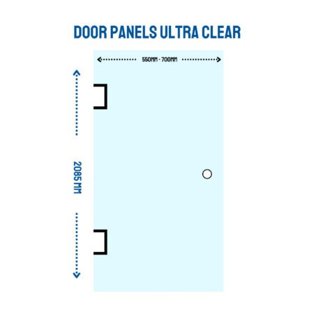 STD Door (10mm Ultra Clear Toughened Glass)