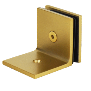 Wall Bracket Wall to Glass 50x50 90 Degrees