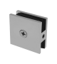 5050mm Glass To Wall Clip Satin