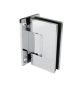 90 Degree Glass to Wall Shower Hinge Satin Adjustable