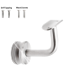Handrail Bracket Craddle for 38mm Round Tube Mirror