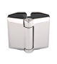 Heavy Duty Hinge Glass To Glass Satin