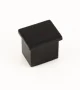 Square Top Rail Black End Cap